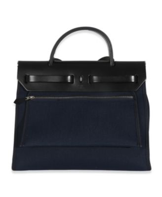 Pre-Owned HermA s Herbag Canvas Handbag