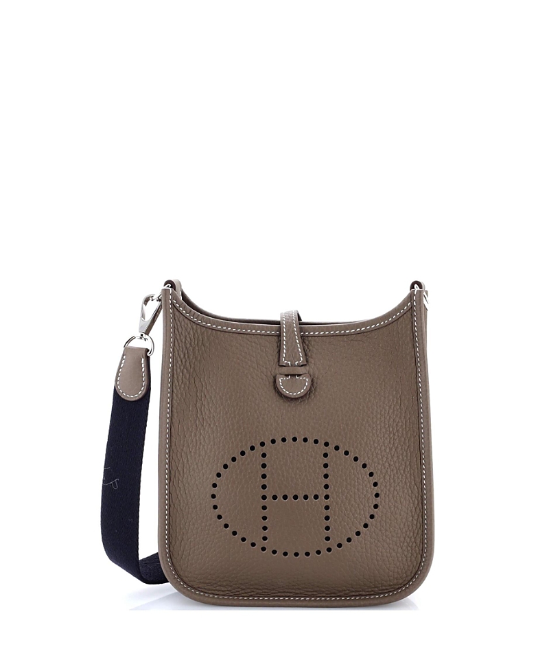 Click to view more detailed imagery on our partner's website Pre-owned Pre-owned Hermes Hermes Tpm Evelyne Bag Gen Iii Clemence In Gray