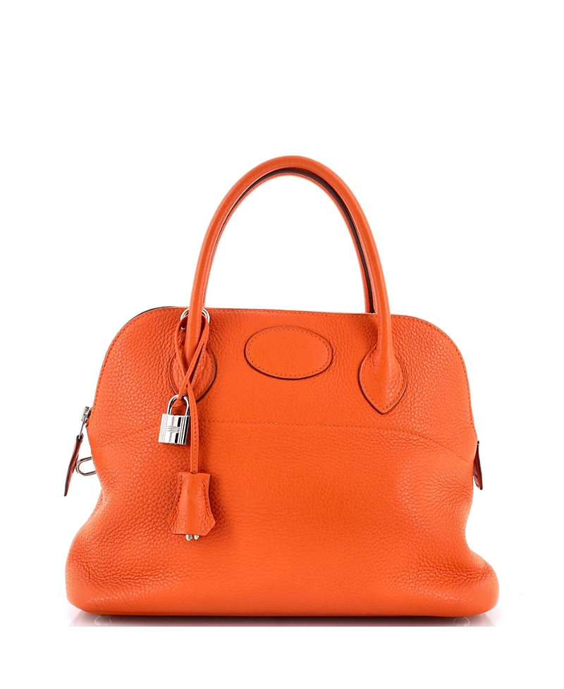 Click to view more detailed imagery on our partner's website Pre-owned Pre-owned Hermes Hermes 31 Bolide Bag Clemence In Orange