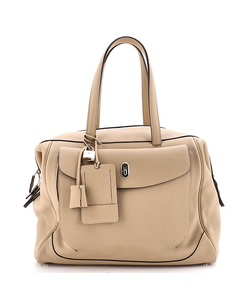 Click to view more detailed imagery on our partner's website Pre-owned Pre-owned Hermes Hermes 35 Wallago Cabine Bag Togo In Neutral