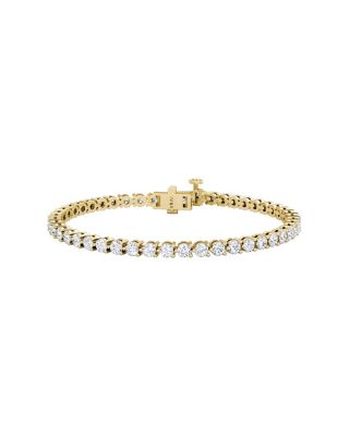  Tennis Bracelet, Medium in 14K Gold, 4.7ctw Round Brilliant Lab Grown Diamonds, 6.5"
