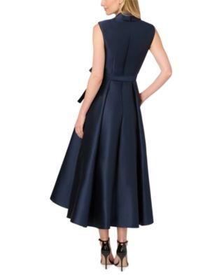 Lapel Mikado Dress