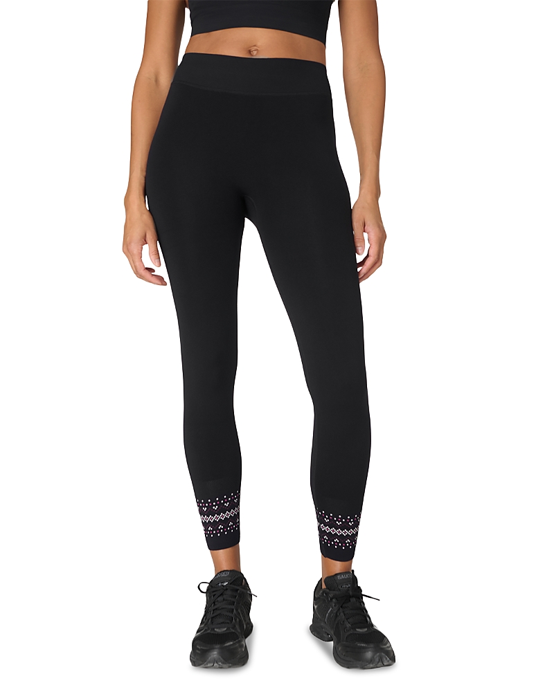Sweaty Betty Fairisle Novelty Print Base Leggings In Black