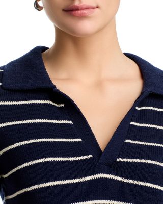 The Striped Short Sleeve Polo