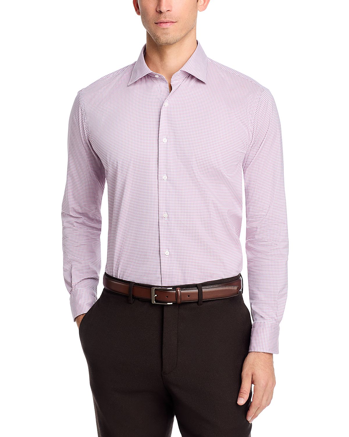 Peter Millar Conway Crown Long Sleeve Button Front Shirt