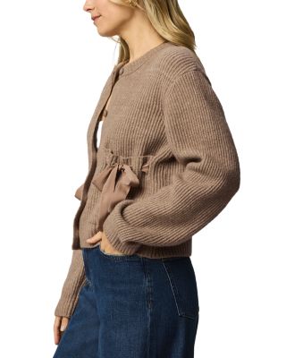 Stassi Satin Tie Cardigan