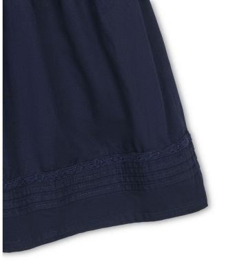 Girls&#39; Organic Puff Sleeve Pintuck Sateen Party Dress - Little Kid, Big Kid