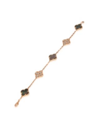  Vintage Alhambra 18k Rose Gold Bracelet