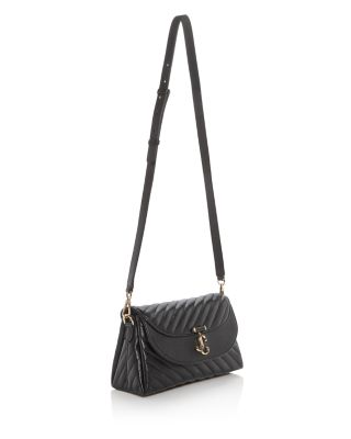 Avenue Curve Leather Top Handle Bag