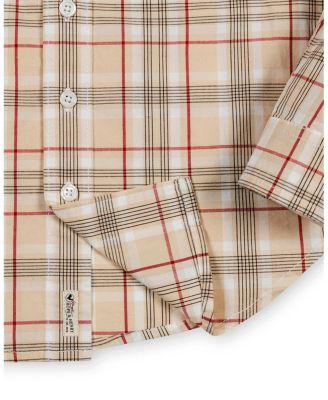 Boys' Organic Long Sleeve Stretch Poplin Shirt - Little Kid, Big Kid