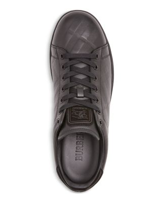 Men's Set Embossed Check Sneakers