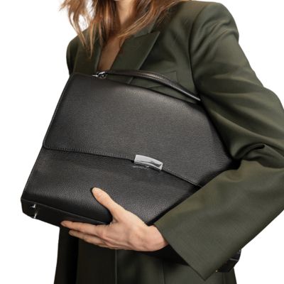 Core Collection Signature Leather Briefcase