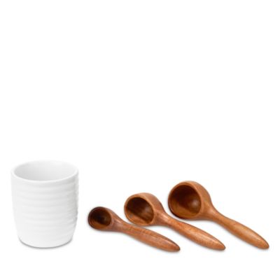 Breaking Bread Measuring Spoons and Canister, Set of Four