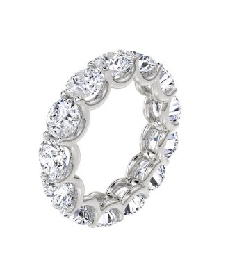 Eternity Band in 18K Gold, 6.5ctw Round Brilliant Lab Grown Diamonds