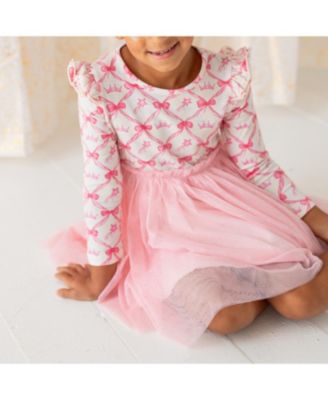 Girls&#39; Princess Coquette Long Sleeve Tutu Dress - Little Kid, Big Kid