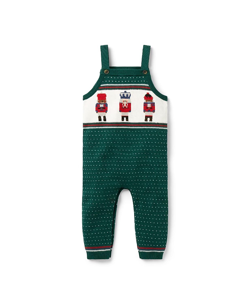 Janie and Jack Boys' Nutcracker Sweater Overall - Baby