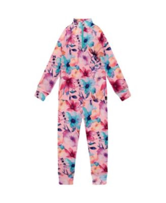 Girls' Two-Piece Thermal Flower Underwear Set - Little Kid