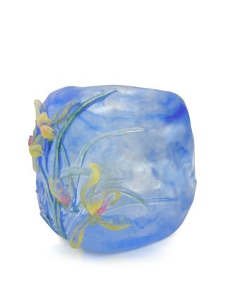 Blossoming Orchid Crystal Sculpture - Limited Edition