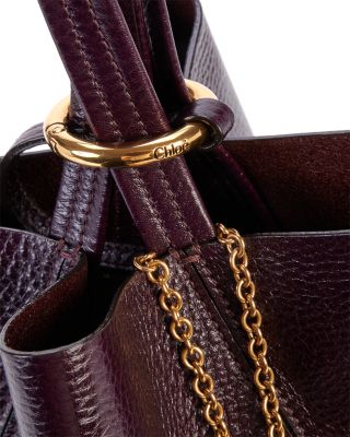 Medium Spin Tote in Leather 