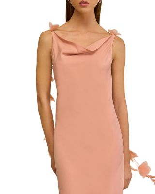 Nymeria 3D Floral Open Back Gown