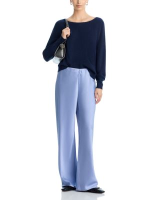 Boat Neck Drop Sleeve Sweater