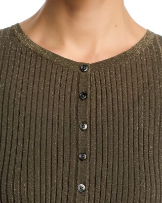 Blake Rib Crew Cardigan