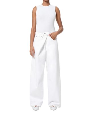 The Vana Fold Jeans in Milkshake