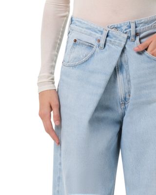 The Vana Fold Jeans in Super Pale Indigo
