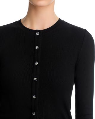 Maureen Luxe Rib Fitted Cardigan