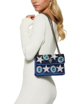 Kensington Mini Embellished Velvet Convertible Crossbody