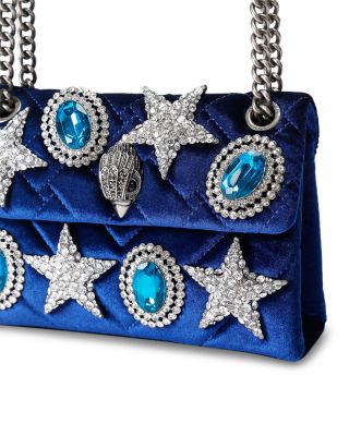 Kensington Mini Embellished Velvet Convertible Crossbody