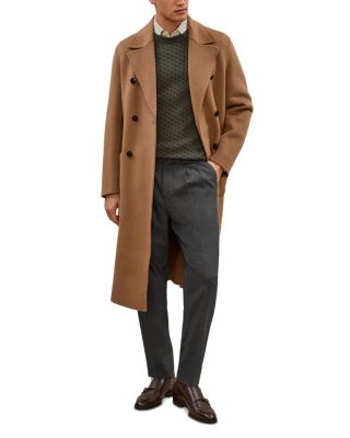 Harrogate Long Sleeved Crewneck Cable Cashmere Blend Sweater