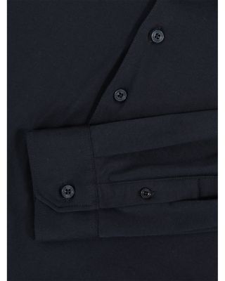 Porofino Long Sleeved Jersey Half Button Polo Shirt