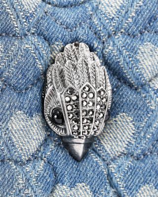 Kensington Heart Two Zip Quilted Crossbody