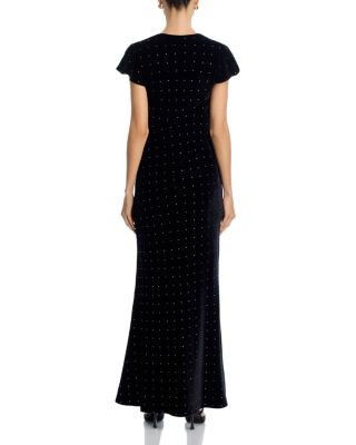 Melora Velvet Embellished Dress