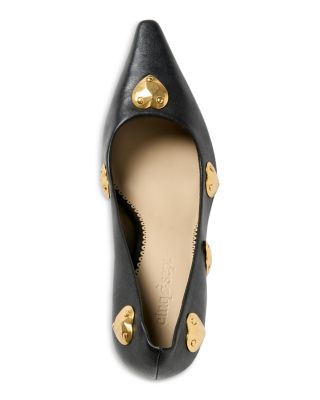 Women's Luna Metal Hearts Pumps