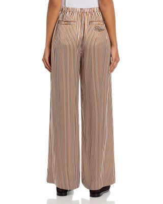 Ritz Striped Silk Pajama Shirt & Pants 