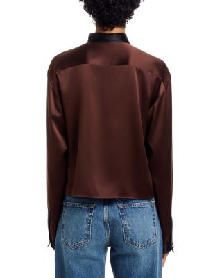 The Ritz Feminine Silk Blouse
