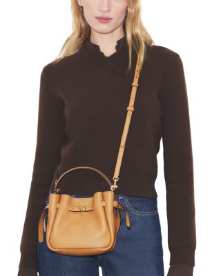Romy Mini Leather Bucket Bag