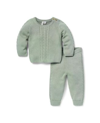 Boys' Cable Knit Matching Set - Baby