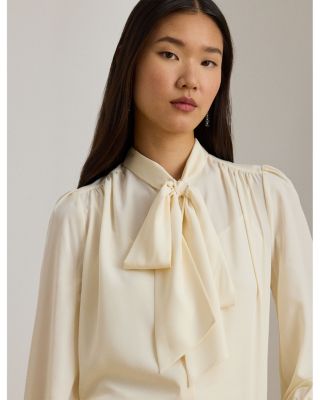 Georgette Tie Neck Blouse