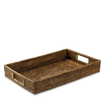 Radici Home Collection Rattan Tray with Handles
