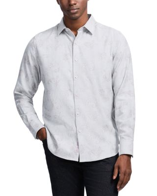 Knox Printed Long Sleeve Button Front Shirt