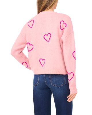 Heart Jacquard Cardigan