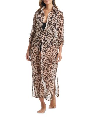 Chiffon Cover Up Shirtdress