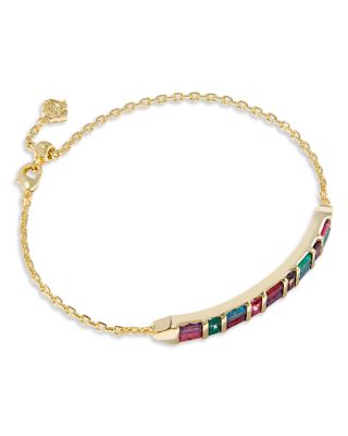 Jamie Baguette Crystal Chain Bracelet