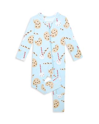 Unisex Chocolate Chip Cookies Convertible One Piece Jumpsuit Footie - Baby
