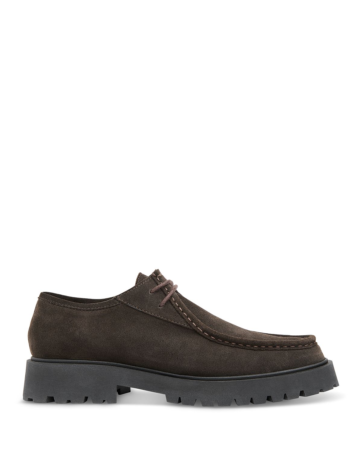 Whistles Women's Suede Chunky Lace Up Loafers