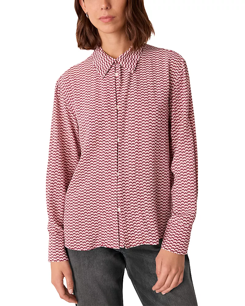 Whistles Geometric Print Shirt