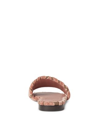 Women's Embroidered Slides